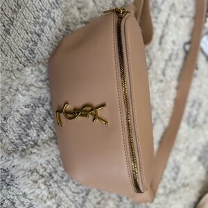 Tan Leather Crossbody Bag